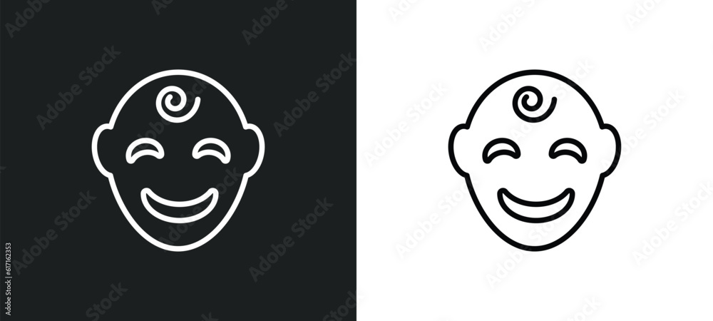 smiles line icon in white and black colors. smiles flat vector icon from smiles collection for web, mobile apps and ui. smiles line icon in white and black colors. smiles flat vector icon from smiles collection for web, mobile apps and ui.
