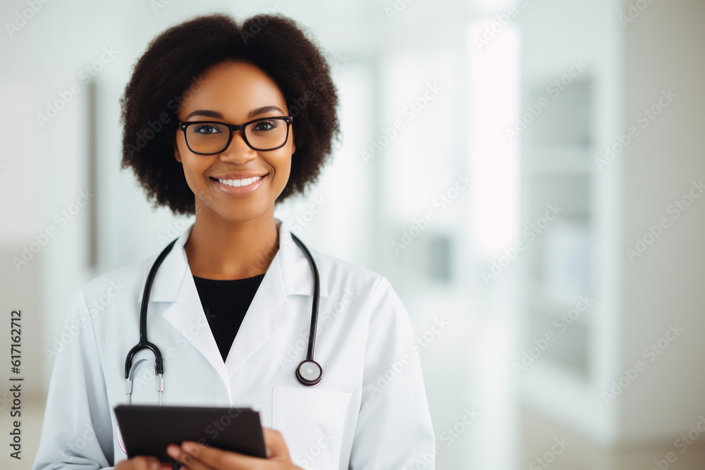 Beautiful doctor in a hospital ai generated Beautiful doctor in a hospital ai generated