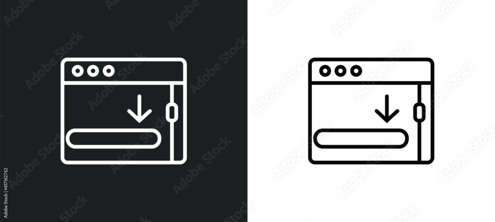 window scrolling right line icon in white and black colors. window scrolling right flat vector icon from window scrolling right collection for web, mobile apps and ui. window scrolling right line icon in white and black colors. window scrolling right flat vector icon from window scrolling right collection for web, mobile apps and ui.