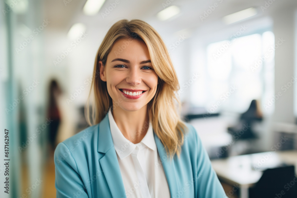 Beautiful positive office manager ai generated Beautiful positive office manager ai generated
