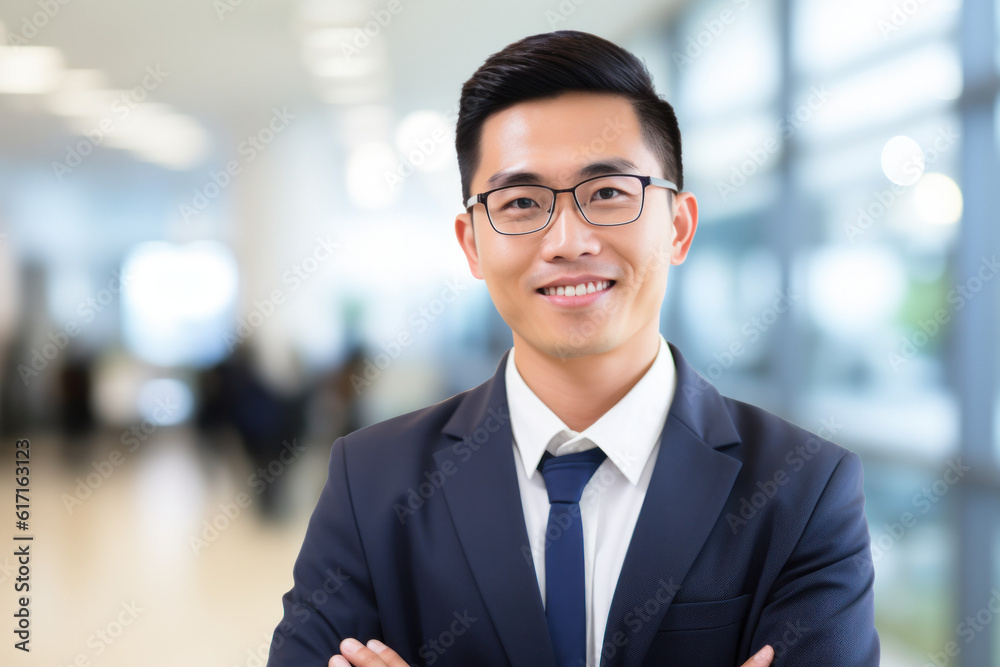 Beautiful positive office manager ai generated Beautiful positive office manager ai generated