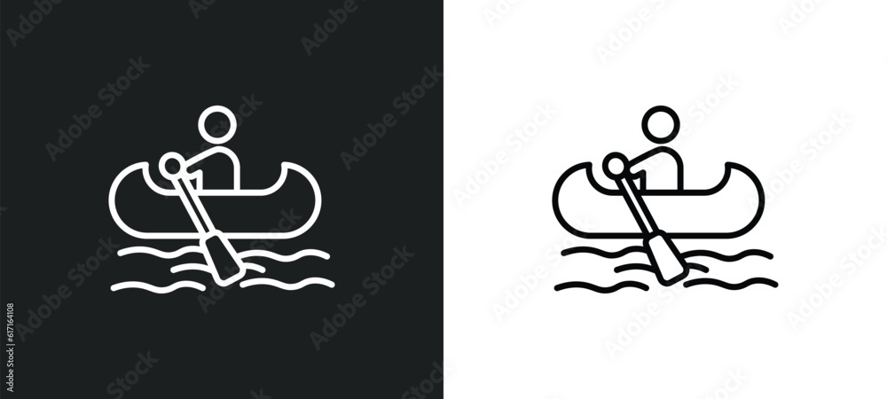 boating line icon in white and black colors. boating flat vector icon from boating collection for web, mobile apps and ui. boating line icon in white and black colors. boating flat vector icon from boating collection for web, mobile apps and ui.
