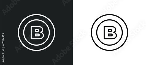 bold line icon in white and black colors. bold flat vector icon from bold collection for web, mobile apps and ui.