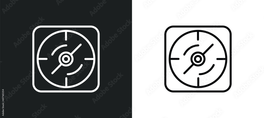 navigation compass line icon in white and black colors. navigation compass flat vector icon from navigation compass collection for web, mobile apps and ui. navigation compass line icon in white and black colors. navigation compass flat vector icon from navigation compass collection for web, mobile apps and ui.