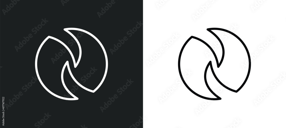 cyclone line icon in white and black colors. cyclone flat vector icon from cyclone collection for web, mobile apps and ui. cyclone line icon in white and black colors. cyclone flat vector icon from cyclone collection for web, mobile apps and ui.