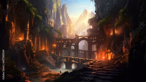 Fantasy RPG Surroundings Game Artwork