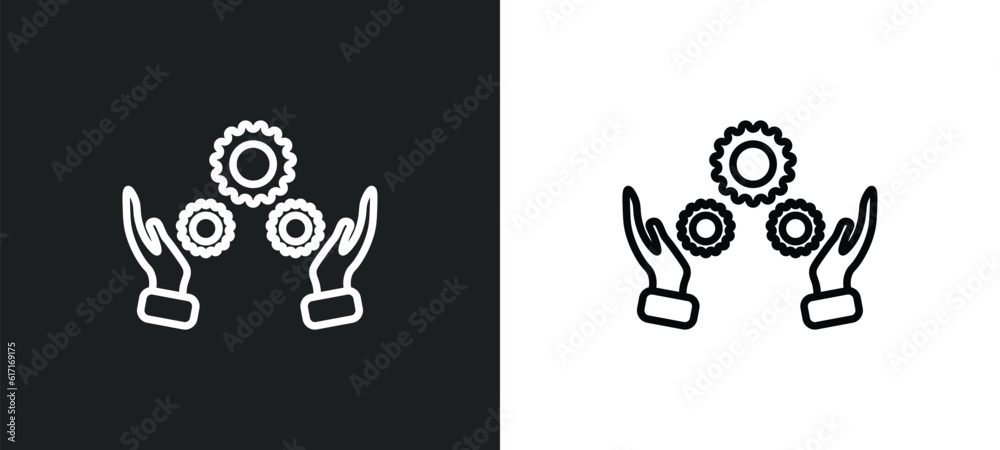 practice line icon in white and black colors. practice flat vector icon from practice collection for web, mobile apps and ui. practice line icon in white and black colors. practice flat vector icon from practice collection for web, mobile apps and ui.