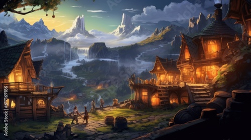 Fantasy RPG Surroundings Game Artwork © Damian Sobczyk
