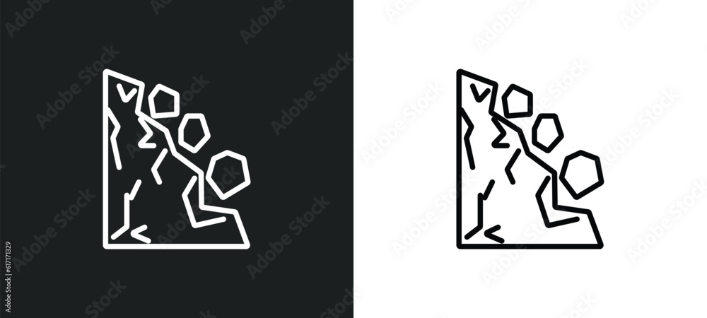 mountain pse line icon in white and black colors. mountain pse flat vector icon from mountain pse collection for web, mobile apps and ui. mountain pse line icon in white and black colors. mountain pse flat vector icon from mountain pse collection for web, mobile apps and ui.