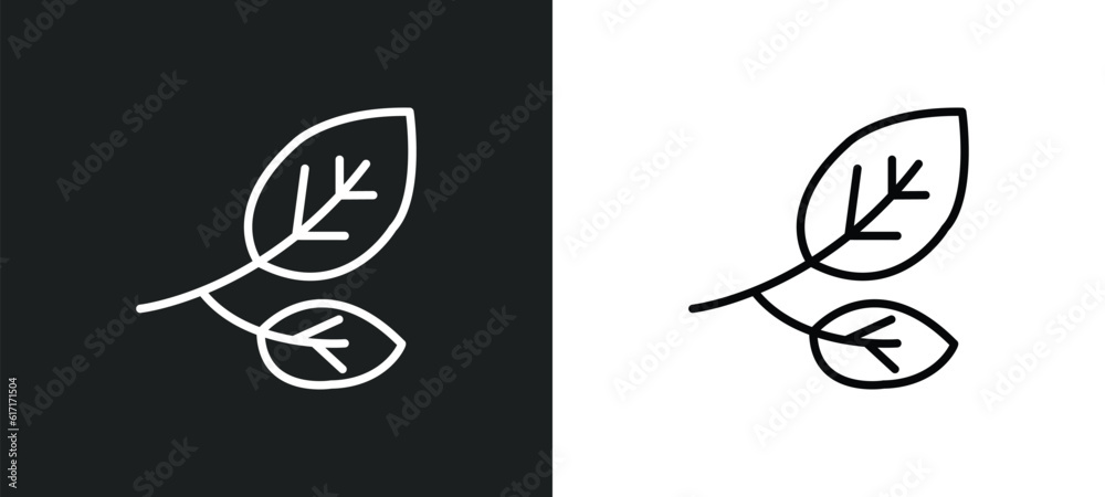 branch line icon in white and black colors. branch flat vector icon from branch collection for web, mobile apps and ui. branch line icon in white and black colors. branch flat vector icon from branch collection for web, mobile apps and ui.