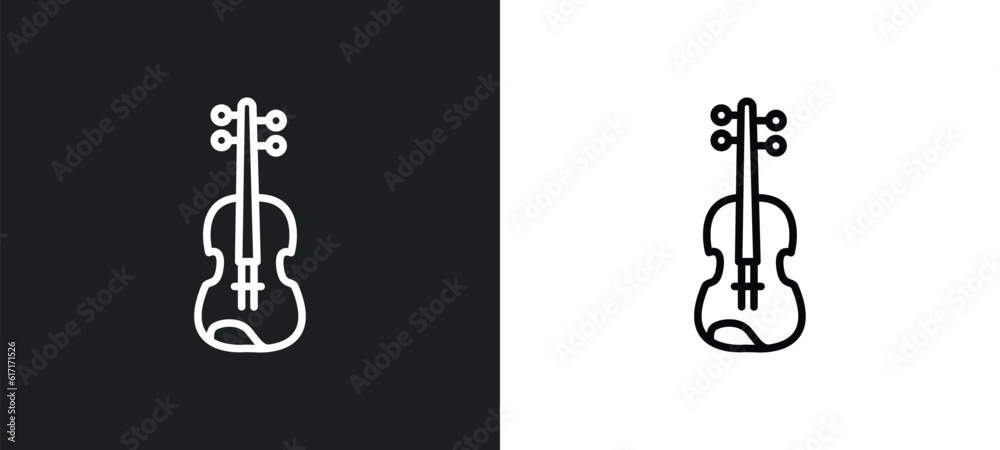viola line icon in white and black colors. viola flat vector icon from viola collection for web, mobile apps and ui. viola line icon in white and black colors. viola flat vector icon from viola collection for web, mobile apps and ui.