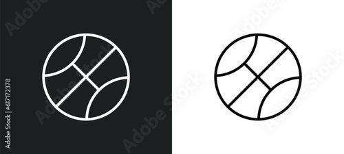 line icon in white and black colors. flat vector icon from collection for web, mobile apps and