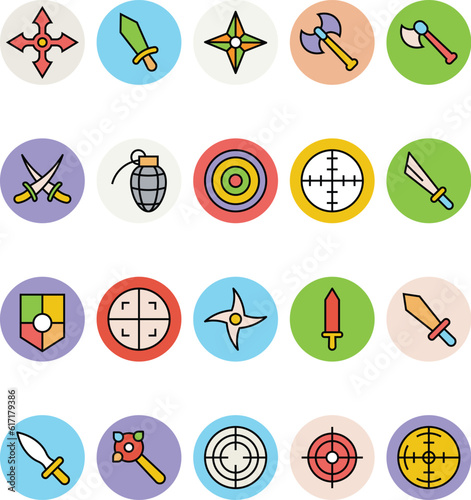 Weapons Vector Icons Pack

