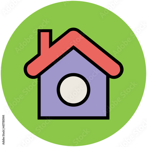 Pack of Real Estate Flat Circular Icons


