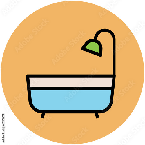 Pack of Real Estate Flat Circular Icons

