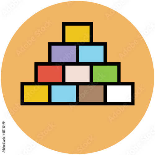 Pack of Real Estate Flat Circular Icons

