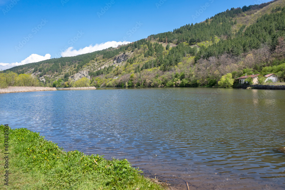 Spring Landscape of Pancharevo lake, Bulgaria Spring Landscape of Pancharevo lake, Bulgaria