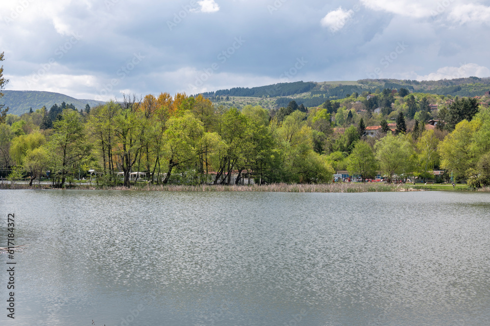 Spring Landscape of Pancharevo lake, Bulgaria Spring Landscape of Pancharevo lake, Bulgaria