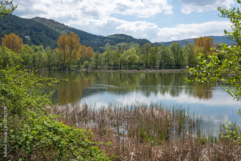Spring Landscape of Pancharevo lake, Bulgaria Spring Landscape of Pancharevo lake, Bulgaria
