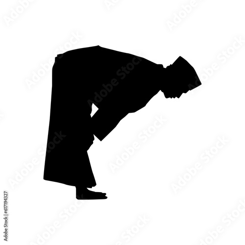 Ruku, Bowing down is an essential pillar of prayer, a part of prayers, the head is bowed and the knees are bowed with both hands, which is one of the essential parts of the prayers in Islam or Moslem.