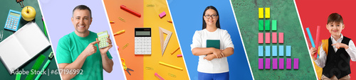 Collage of math teachers, l...