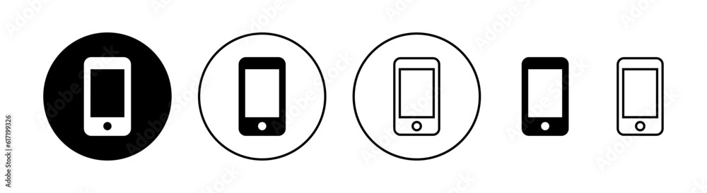 Phone icon set for web and mobile app. Call sign and symbol. telephone symbol Phone icon set for web and mobile app. Call sign and symbol. telephone symbol