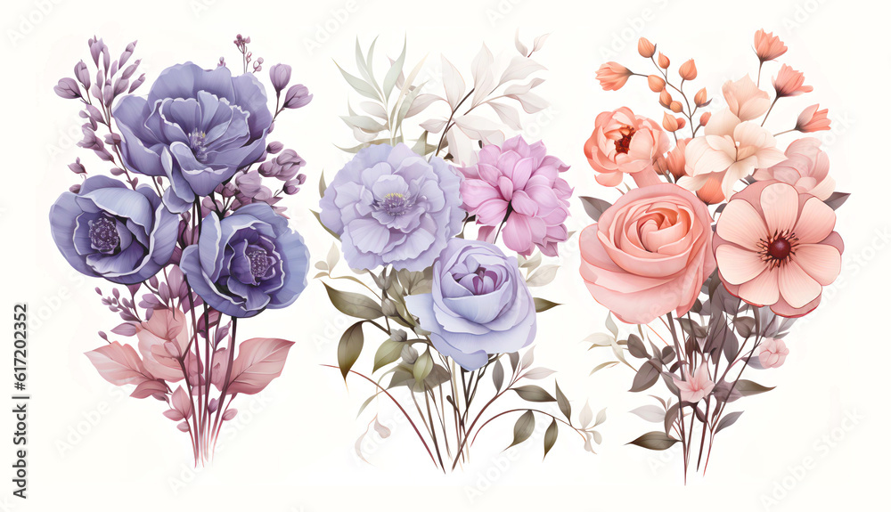 Bouquet illustrated, sutil