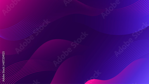 Abstract Gradient Blue Purple liquid background. Modern background design. gradient color. Dynamic Waves. Fluid shapes composition. Fit for website, banners, wallpapers, brochure, posters