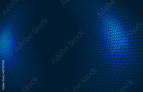 abstract 3D rounded polygon background. © Barlian