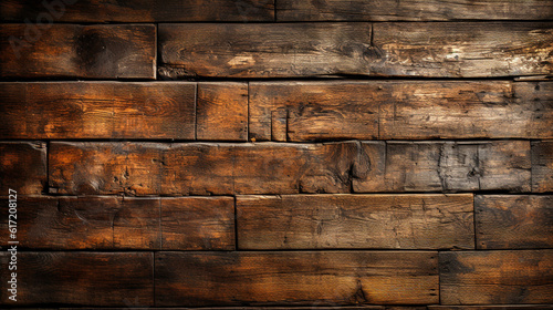The old wooden backdrop. Each wooden plank bears the marks of time, The warm tones of the old wooden backdrop, making it an ideal backdrop for designing and creating a distinct visual atmosphere.