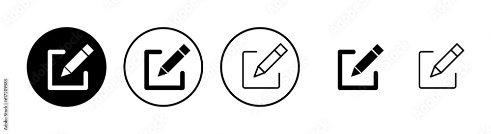 Edit icons set. Pencil icon. sign up Icon vector Edit icons set. Pencil icon. sign up Icon vector