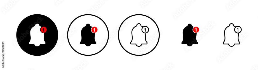 Bell Icons set. Notification symbol. Bell vector icon Bell Icons set. Notification symbol. Bell vector icon