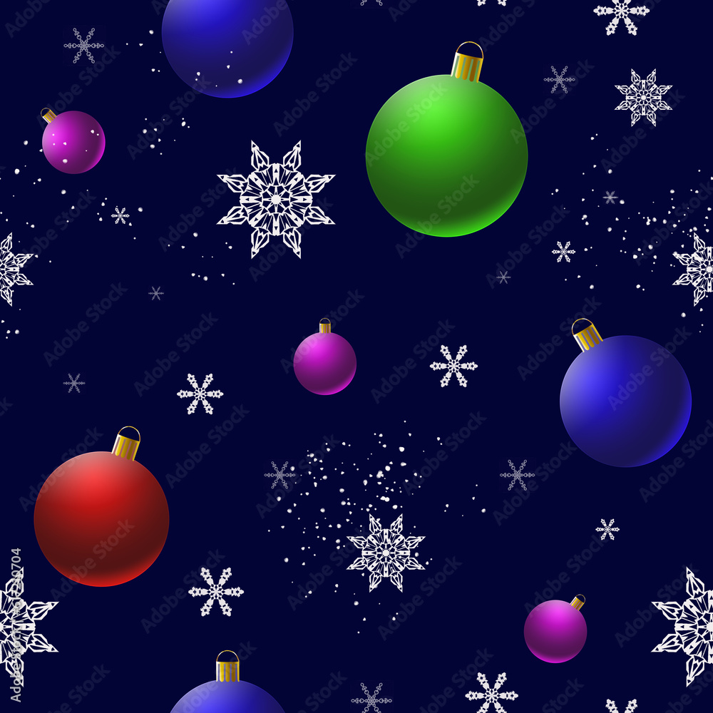 Seamless pattern on the theme of the new year and Christmas Seamless pattern on the theme of the new year and Christmas