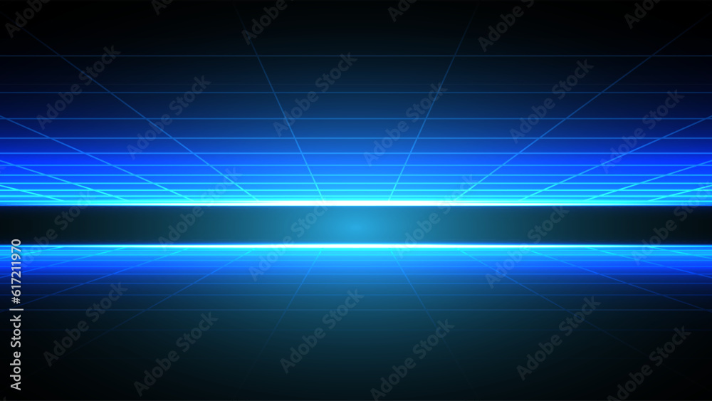 abstract blue grids technology concept design.