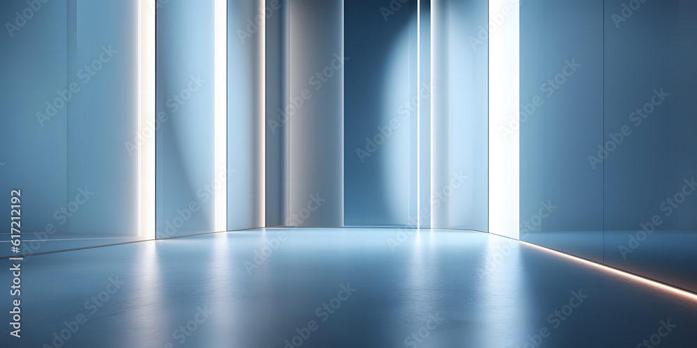 room with light generative ai room with light generative ai