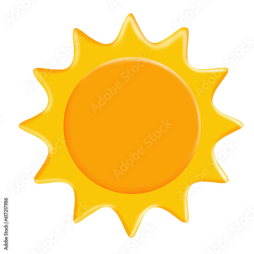 sun icon isolated on transparent background 