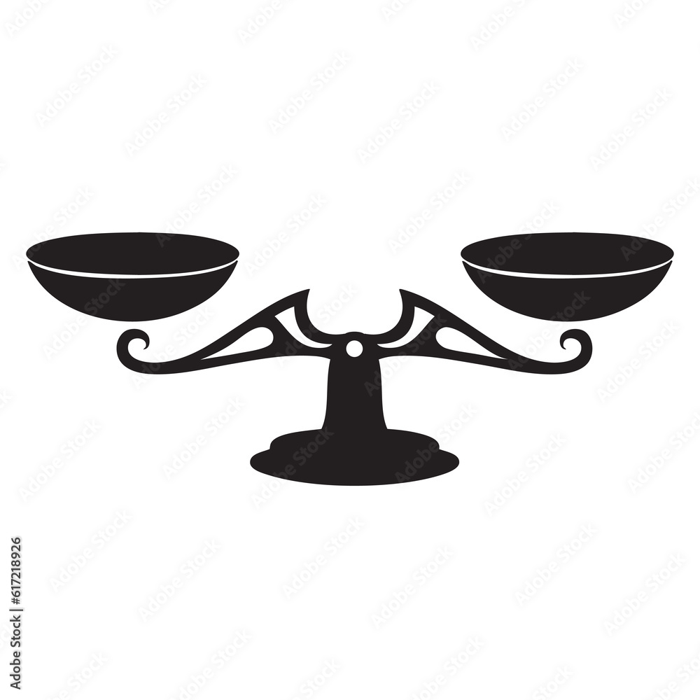 Mechanical balance in a balanced state Mechanical balance in a balanced state