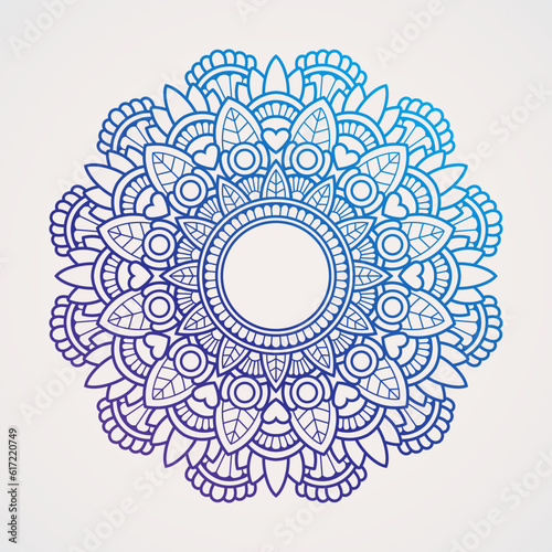 Traditional mandalas form circular ornaments. color gradation. suitable for henna, tattoos, photos, coloring books. islam, hindu, Buddha, india, pakistan, chinese, arab
