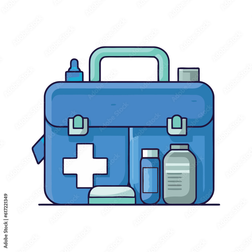 Obraz premium first aid suitcase