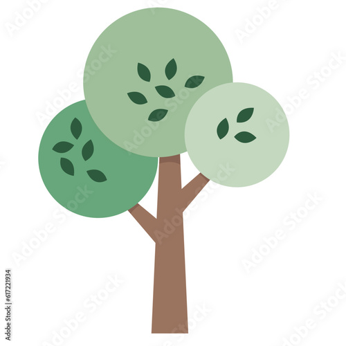 green tree decoration 
