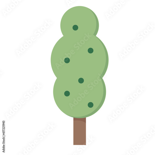 green tree decoration 