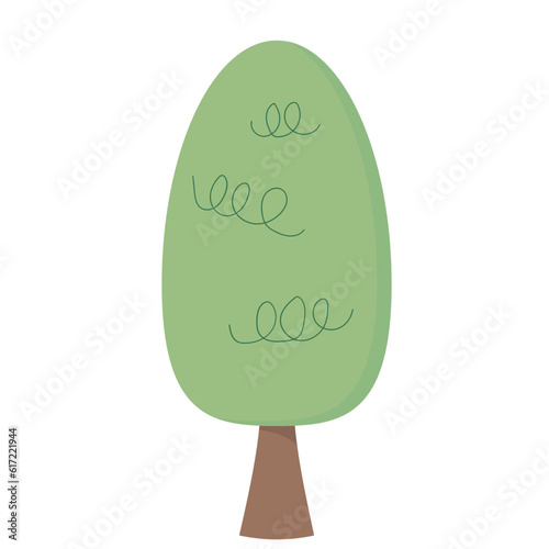 green tree decoration 