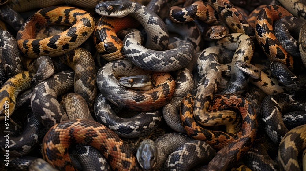 Pile of snakes