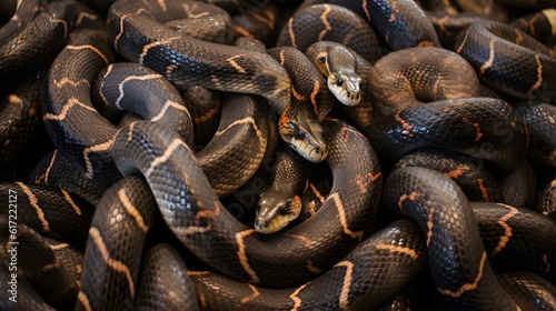 Pile of snakes photo