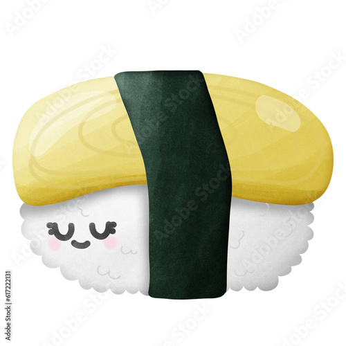 Sweet egg sushi