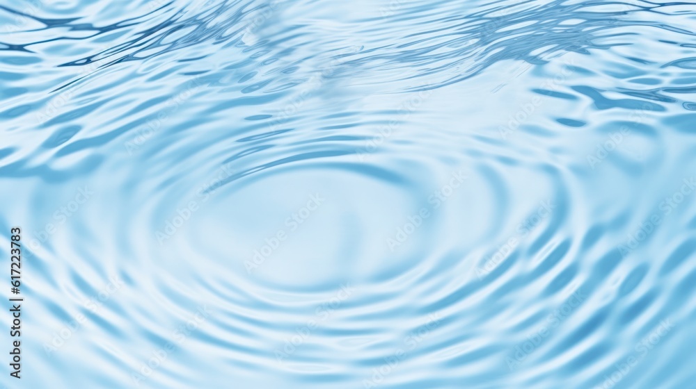 Abstract blue water background with wavy circles. Abstract blue water background with wavy circles.