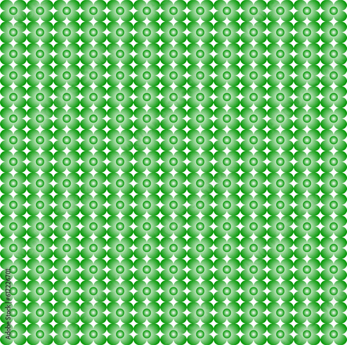 Seamless Geomatric vector background Pattern in green