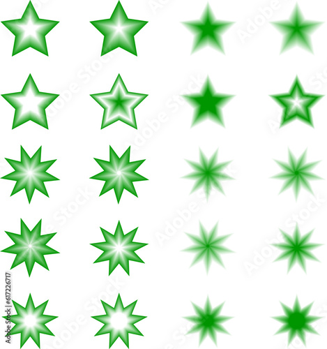 Seamless Geomatric vector background Pattern in green
