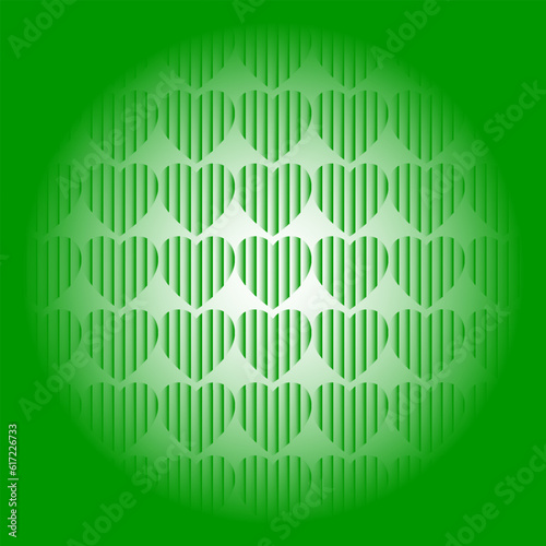 Seamless Geomatric vector background Pattern in green