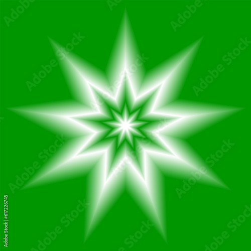 Seamless Geomatric vector background Pattern in green
